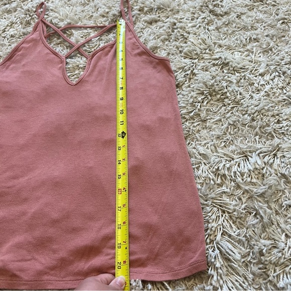 Strappy Burnt Orange Express OneEleven Tank Top Camisole Super Stretchy Festival - Picture 13 of 14